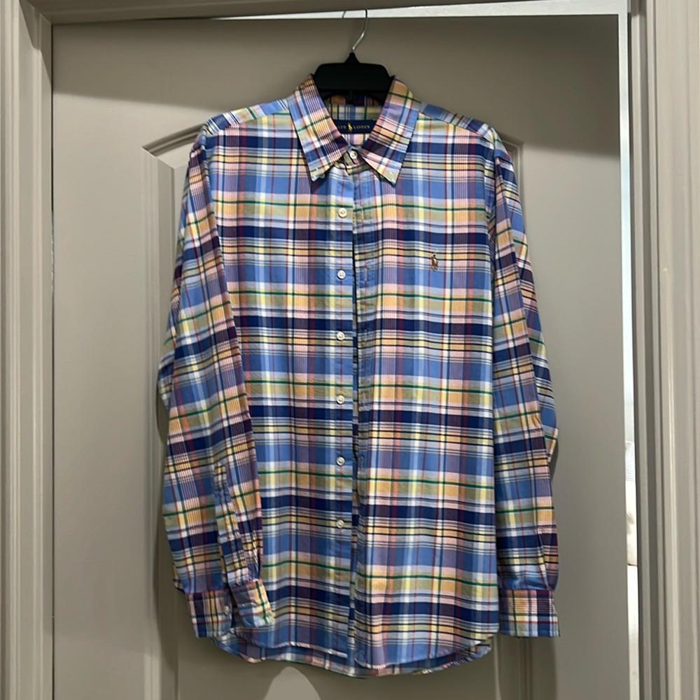 Plaid Ralph Lauren size large men’s button down